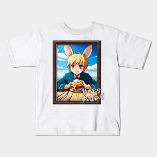 Hungry Portrait Kids T-Shirt